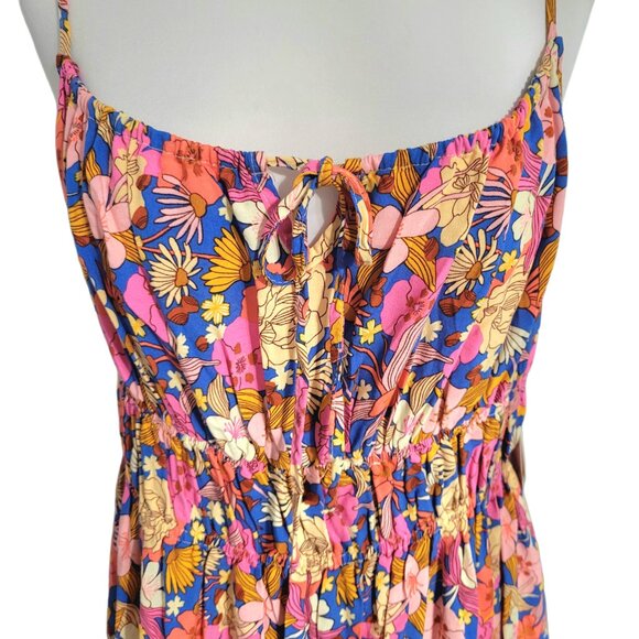 Rip Curl Floral Summer Dress NWT Size Large - Picture 2 of 11